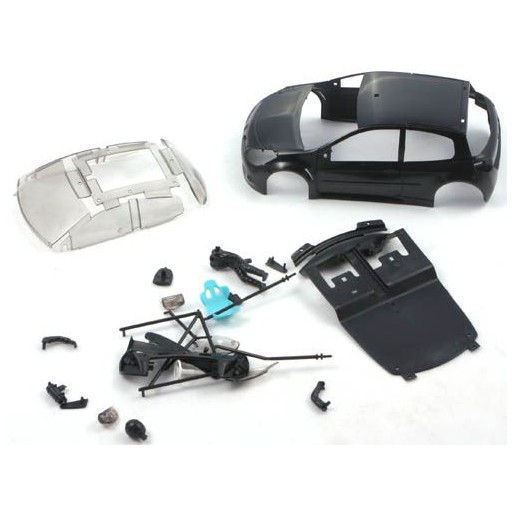 NSR 1328B Renault Clio Cup Kit Carrosserie Noir ULTRALIGHT 19gr