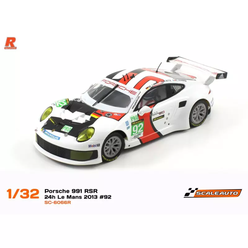  Scaleauto SC-6066R Porsche 991 RSR 24h Le Mans 2013 n.92 Winner