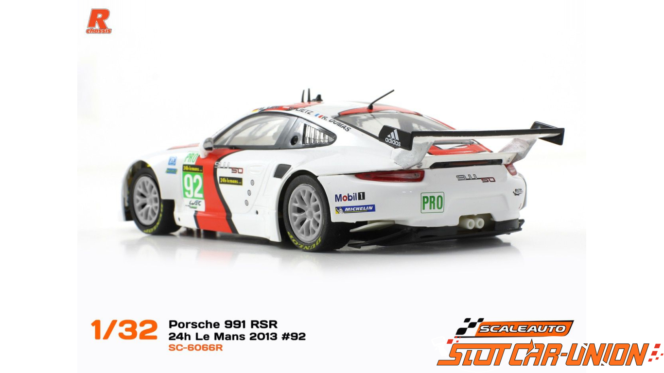 Scaleauto SC-6065 Home Series Porsche 991 RSR 24H Le Mans 2013 No.92 1:32 