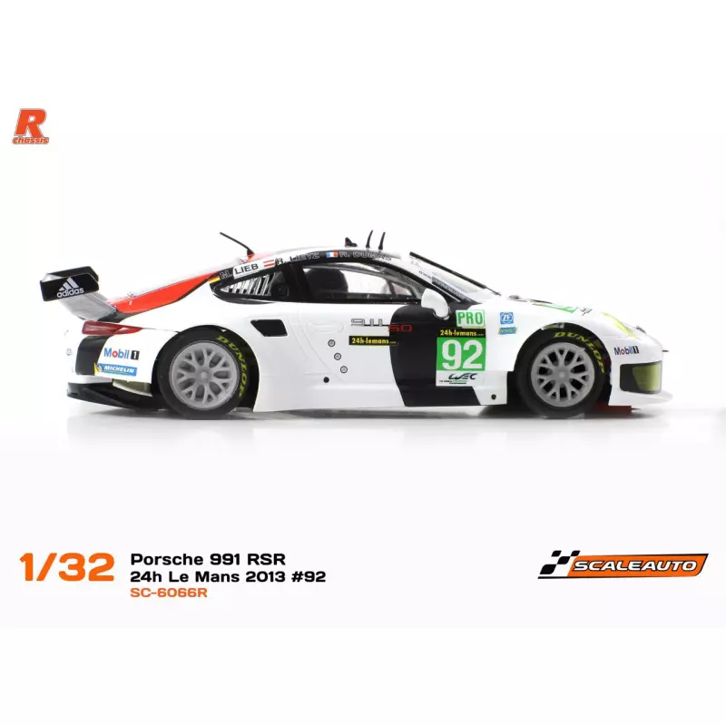Scaleauto SC-6066R Porsche 991 RSR 24h Le Mans 2013 n.92 Winner