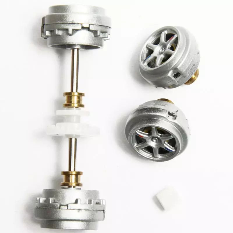 Carrera 89640 Front and rear Axle for BMW M3 GT2 Rahal Letterman Racing "No.92" & 2010 "No.90"