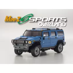 Kyosho Mini-Z Overland MV01 Sports Hummer H2 Bleu (KT19)