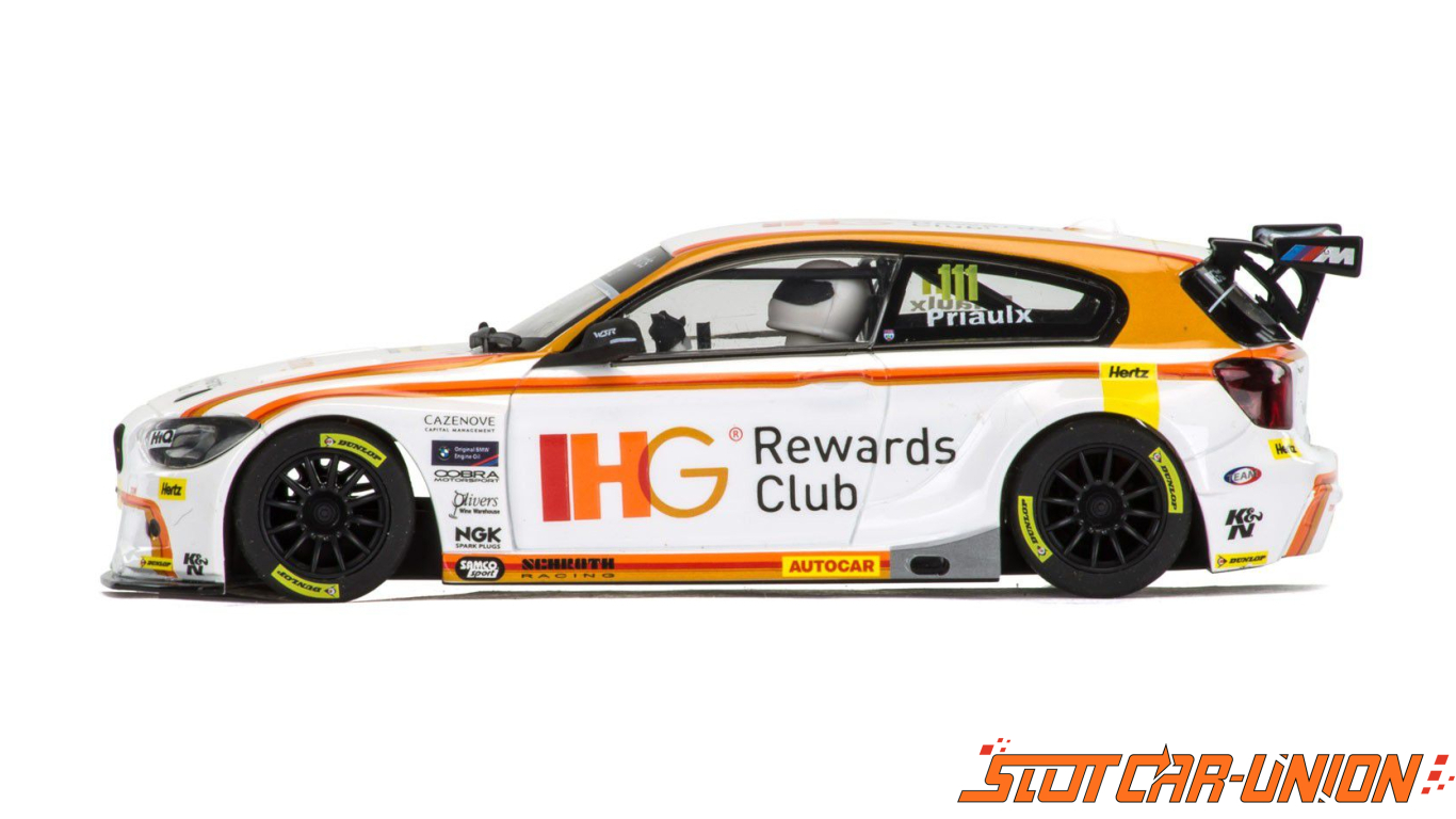 1: 32 Scale Scalextric C3784 BTCC BMW 152 Ihg Rewards Club Slot Car 