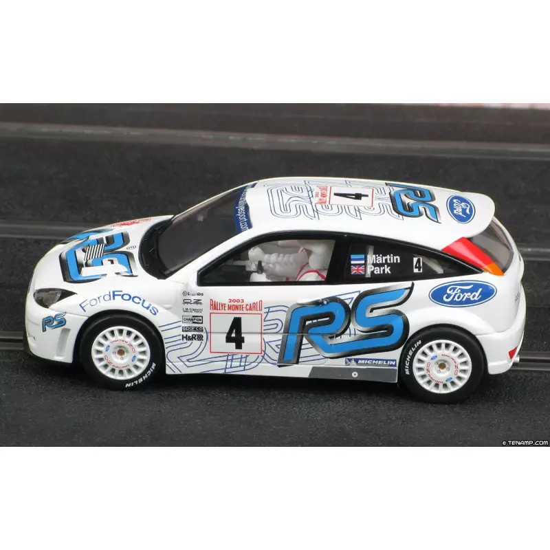 Scalextric C2489 Ford Focus WRC 4th place - Rallye Monte-Carlo 2003