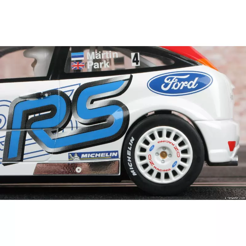 Scalextric 1:32 Car - Blue & Silver Ford Focus Rally WRC #1