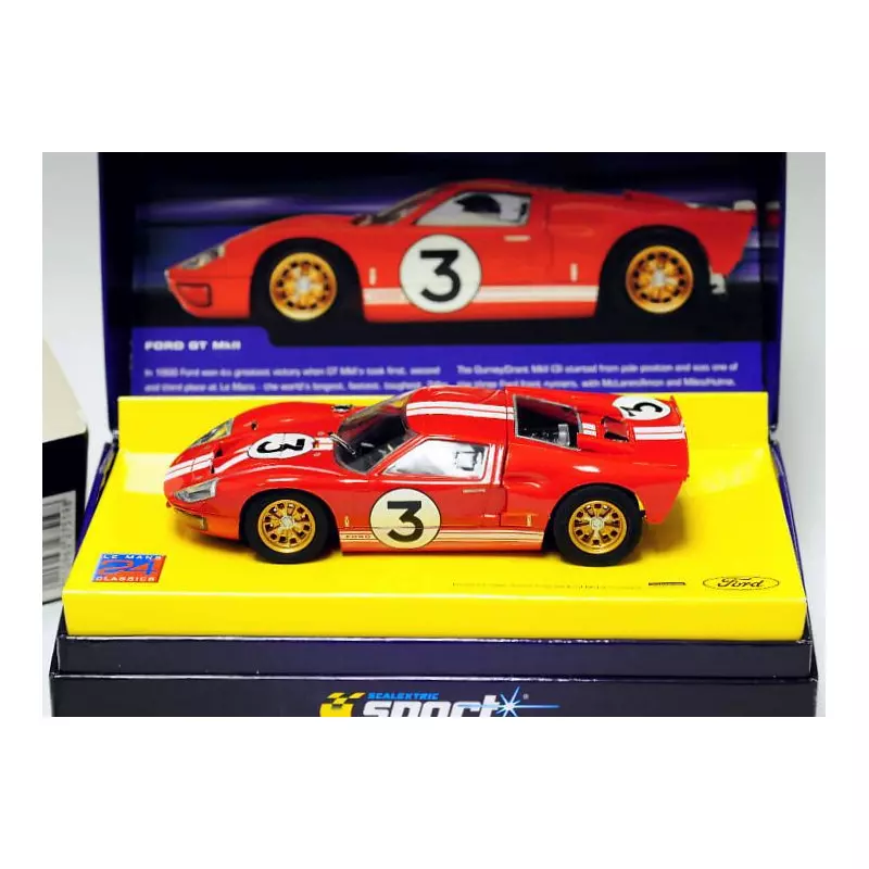 Scalextric C2509A Ford GT40 MkII - DNF Le Mans 1966 Limited Edition
