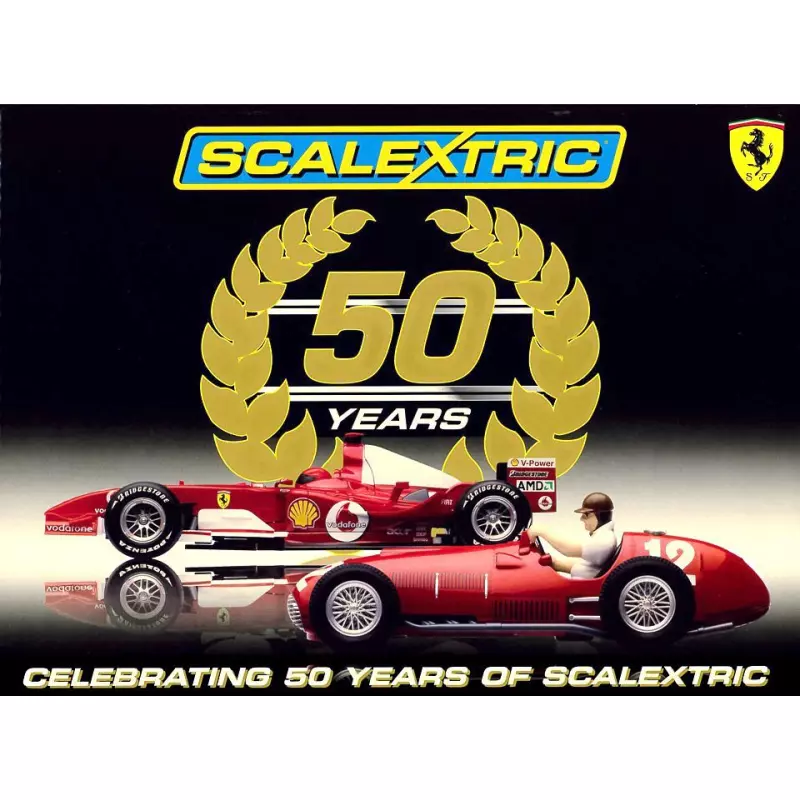 Scalextric C2782A Scalextric 50th Anniversary Pack Special Ferrari Limited Edition Slot Car Union