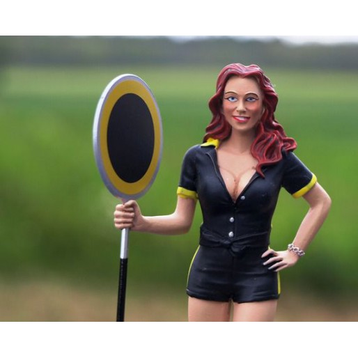 Le Mans Miniatures Grid Girl Yellow 1//18