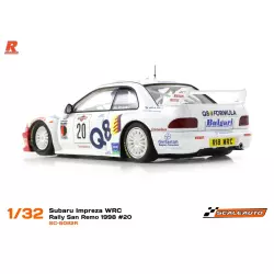 Scaleauto SC-6082R Subaru Impreza WRC Rally San Remo 1998 n.20