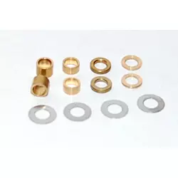 BRM S-011 Set complet d'entretoises pour axe 3mm 0.1 - 0.25 - 0.5 - 1 - 2 - 3 (2 x chaque taille)