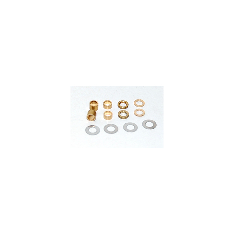                                     BRM S-011 Set complet d'entretoises pour axe 3mm 0.1 - 0.25 - 0.5 - 1 - 2 - 3  (2 x chaque taille)