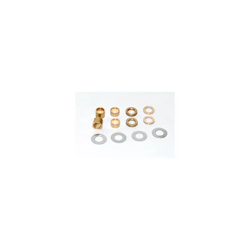  BRM S-011 Set complet d'entretoises pour axe 3mm 0.1 - 0.25 - 0.5 - 1 - 2 - 3 (2 x chaque taille)