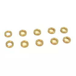 BRM S-011-C Brass spacers for 3mm axle 0.5mm x10