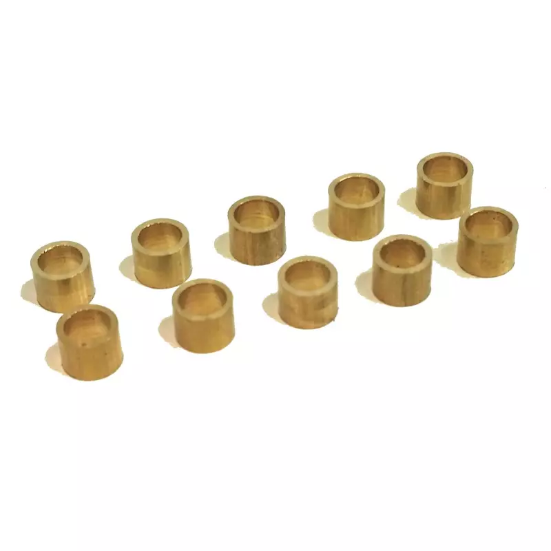 BRM S-011-E Brass spacers for 3mm axle 2.0mm x10