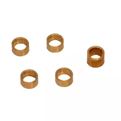 BRM S-065 Brass spacers for Porsche 917K (3x2mm + 1x3mm) (plastic chassis)