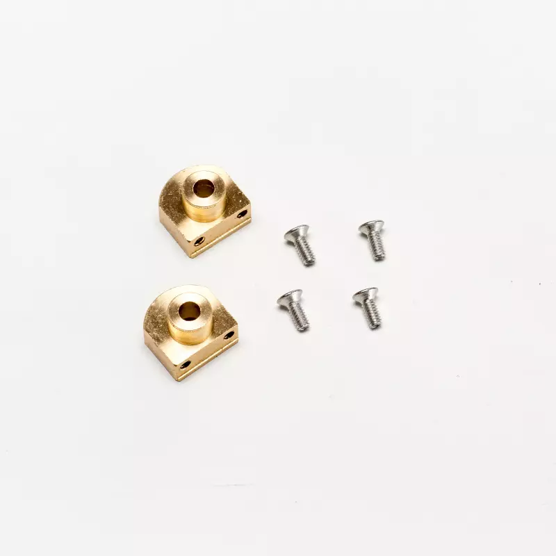 BRM S-412 NSU TT/Simca1000 TTS - Rear brass axle holders ("Camber") x2