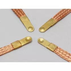 BRM S-025S Contact braids for wood tracks set (FAST-IN) x4