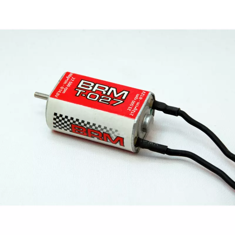 BRM S-031 Motor type T-027 23500 rpm - 212 g.cm @ 12V (with BRM standard cables)