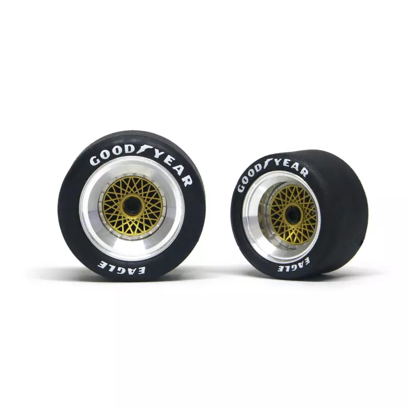 wheel inserts type "BBS gold" front + rear set - painted (gold)