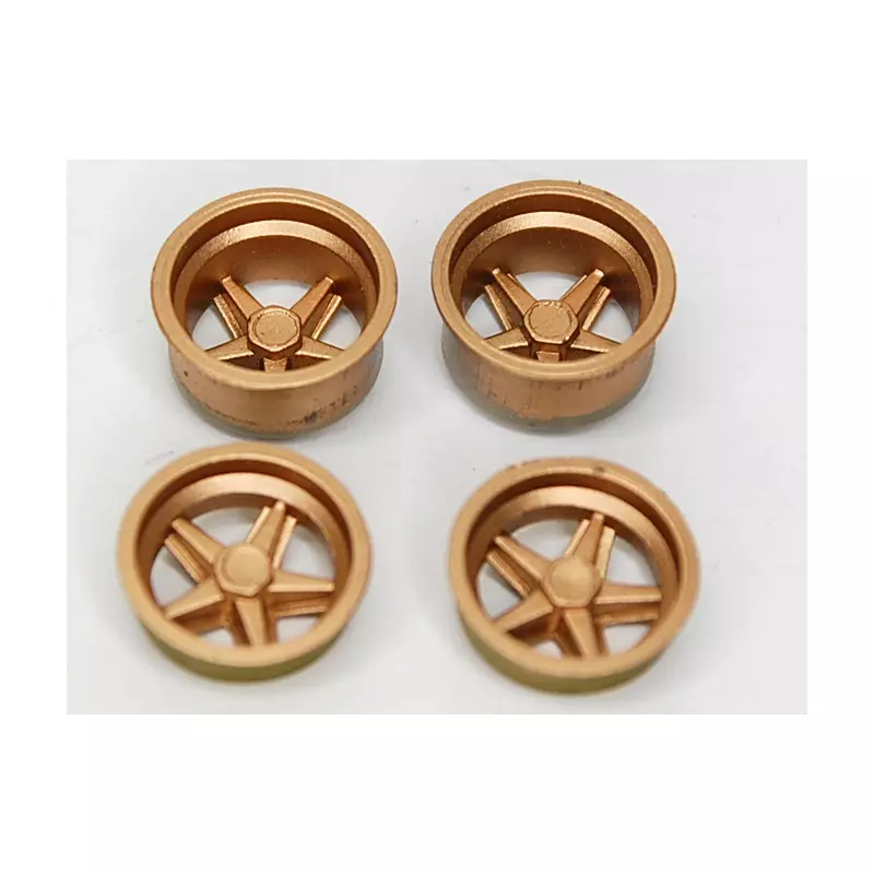 wheel insert set for Porsche 917K - gold (2+2)