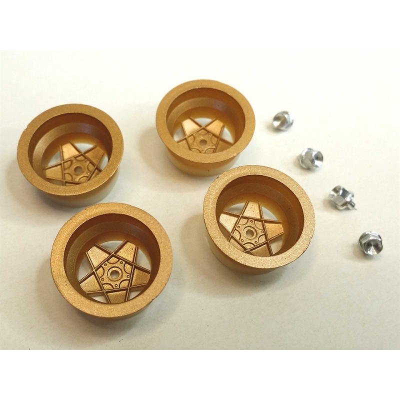                                     512 GOLD inserts with aluminum nuts