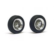BRM S-110 Set of classic wheels with tires (front 20x7) - for 3/32" axles (2 pcs)