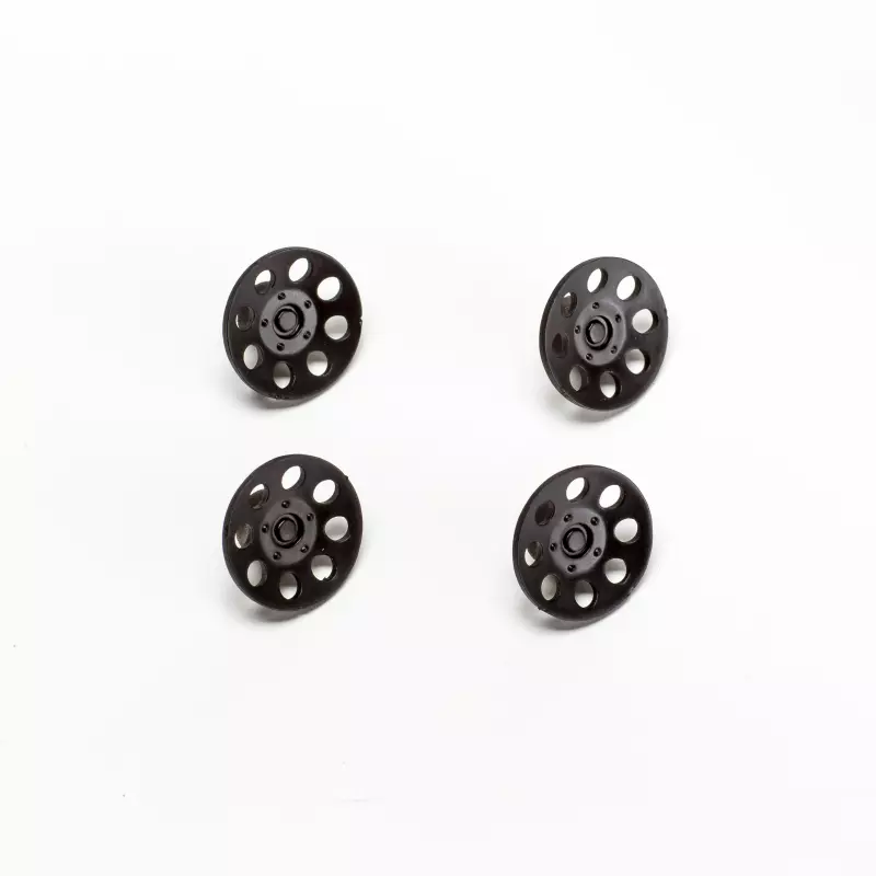  BRM S-406B NSU TT wheel painted inserts - BLACK (x4)