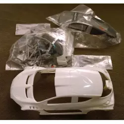 BRM S-052 Full white body Mégane, painted transparent parts