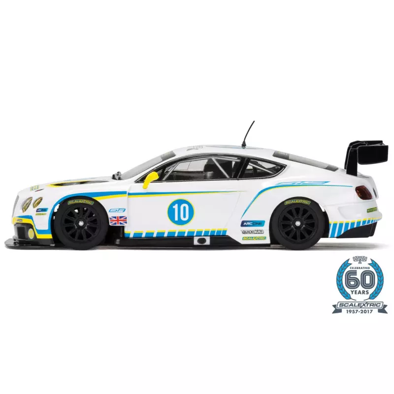 Scalextric C3831A 60th Anniversary Collection - 2010s, Bentley Continental GT3 Limited Edition