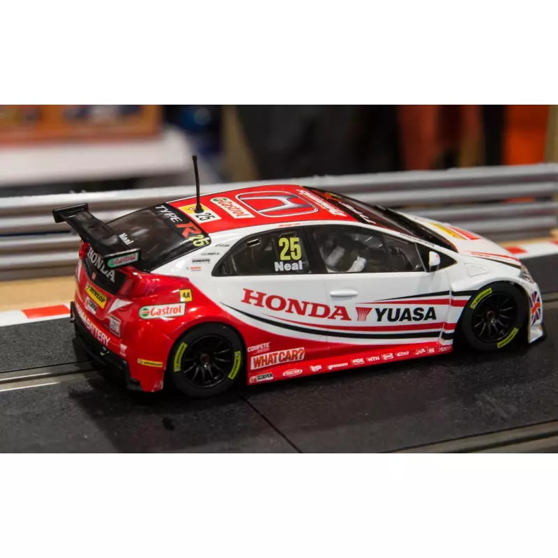 Scalextric C3734 BTCC Honda Civic Type R - Matt Neal, Donington Park 2015