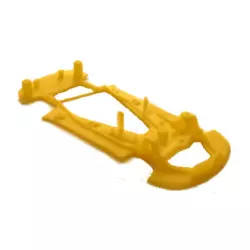 NSR 1396 Corvette C6R EVO Chassis EXTRALIGHT Yellow for inline/anglewinder setup