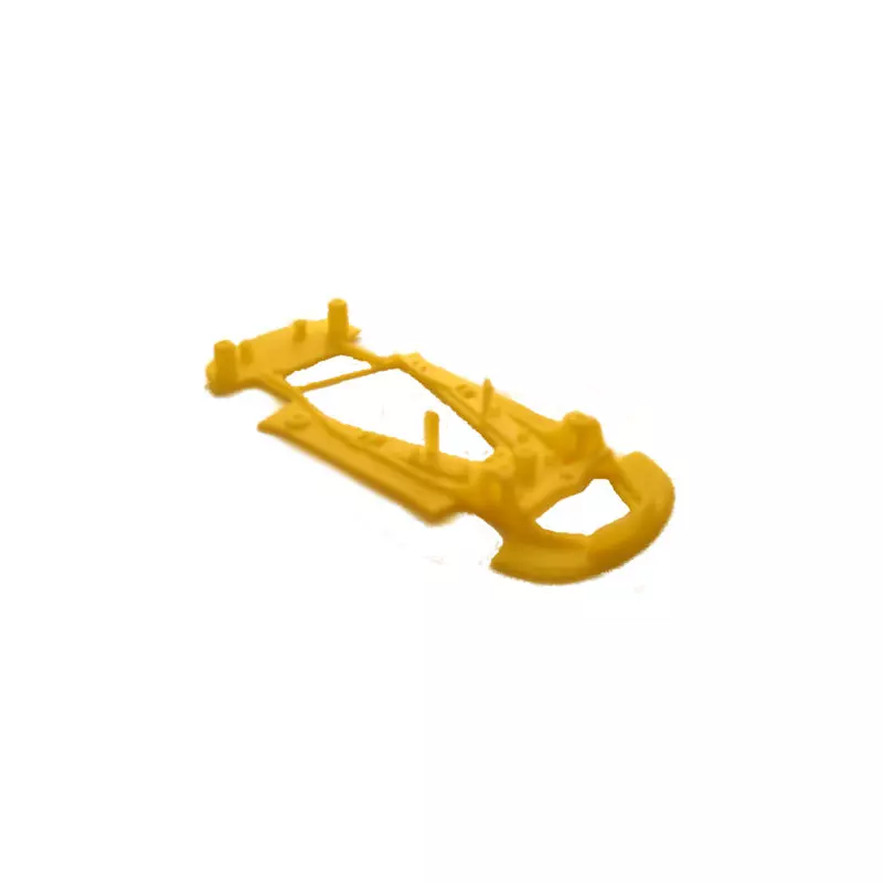 NSR 1396 Corvette C6R EVO Chassis EXTRALIGHT Yellow for inline/anglewinder setup