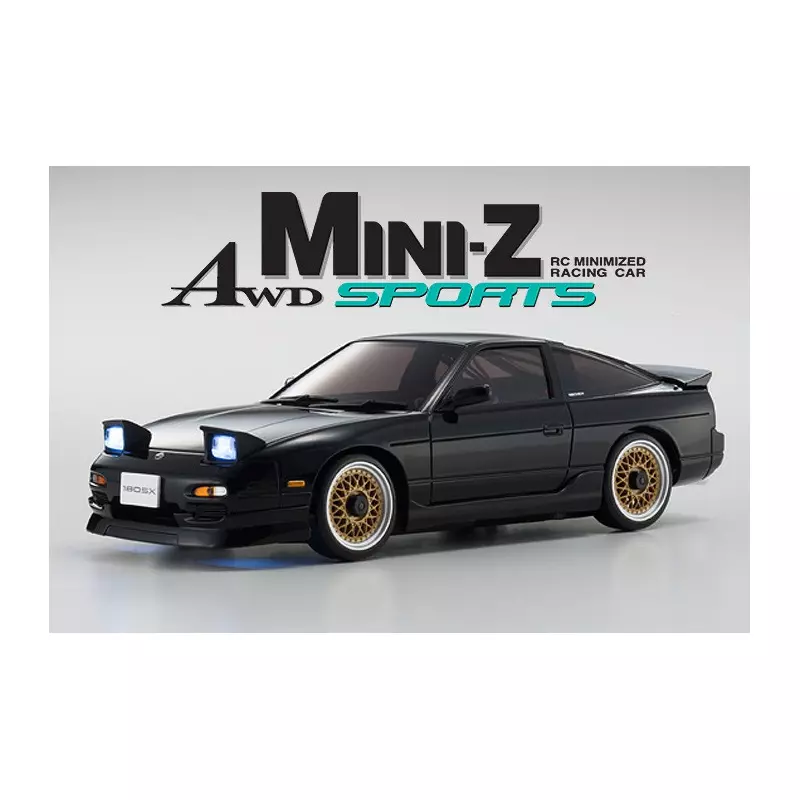 京商 MINI-Z 日産180SX with Aero Kit Black