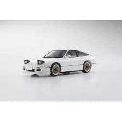 Kyosho Mini-Z MA020 Sports 4WD Nissan 180SX Aero (KT19) Blanche (w/LED)