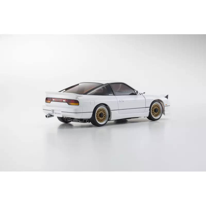 Kyosho Mini-Z MA020 Sports 4WD Nissan 180SX Aero (KT19) Blanche (w/LED)