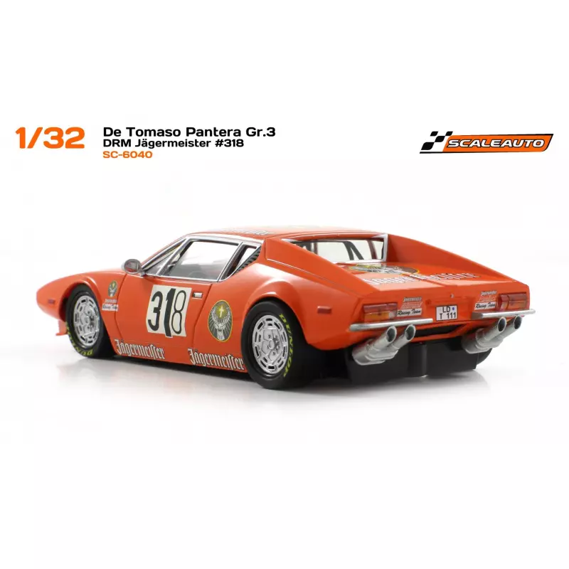 Scaleauto SC-6040R De Tomaso Pantera Gr.3 DRM Jägermeister n.318