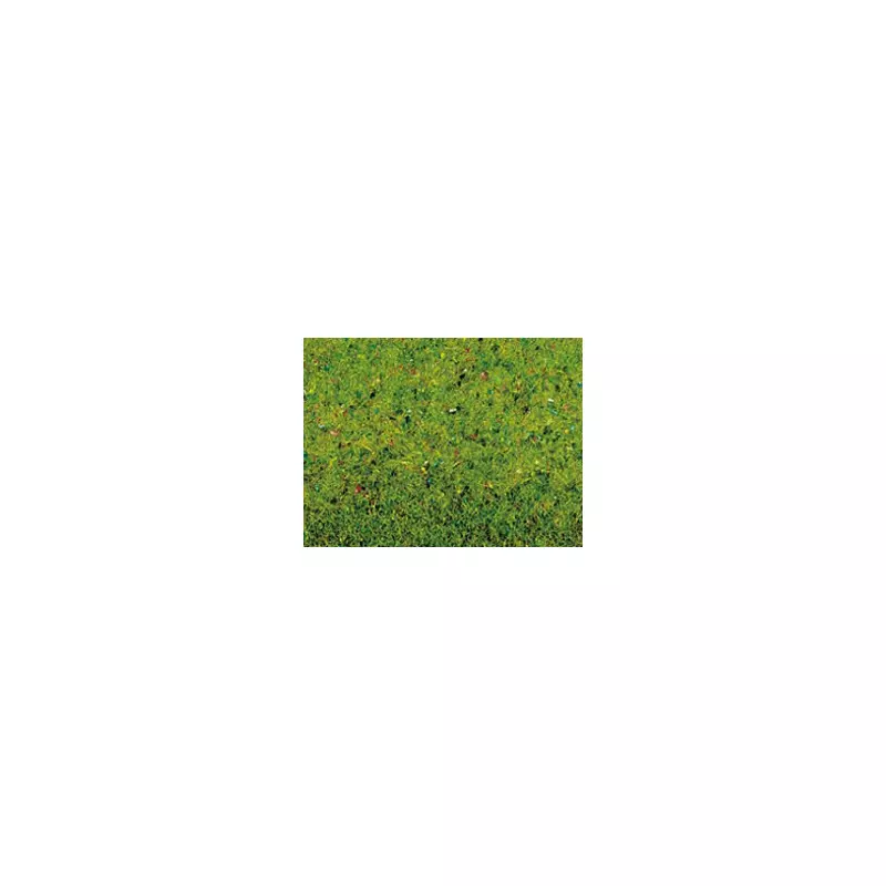 NOCH 00270 Flowered Grass Mat, 120 x 60 cm