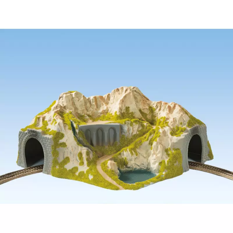 NOCH 05130 Tunnel, Curved, Single Track, 41 x 37 cm