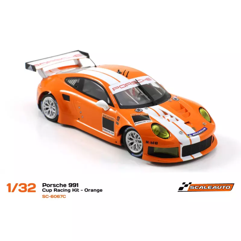 Scaleauto SC-6067c Porsche 991 Cup Racing Kit - Orange