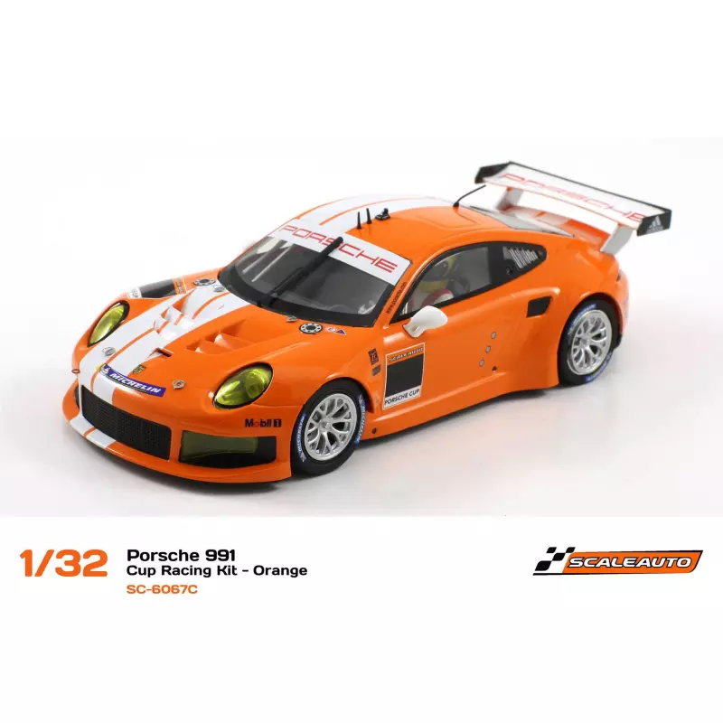 Scaleauto SC-6067c Porsche 991 Cup Racing Kit - Orange