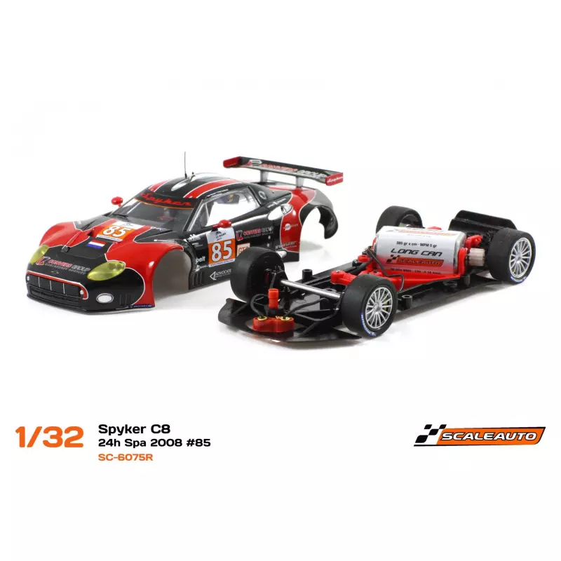 Scaleauto SC-6075R Spyker C8 24h Spa 2008 n.85