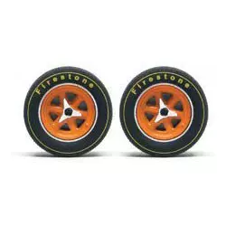 Slot.it PA46 Wheel inserts for hubs Ø15,8 mm Ford GT40 type x4