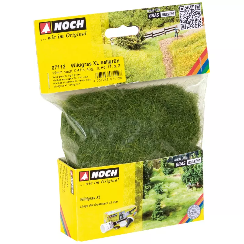  NOCH 7112 Herbes sauvages XL vert clair, 12 mm