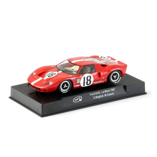 SLOT IT SICA18E FORD GT40 LE MANS 1967 NEW 1/32 SLOT CAR IN DISPLAY 