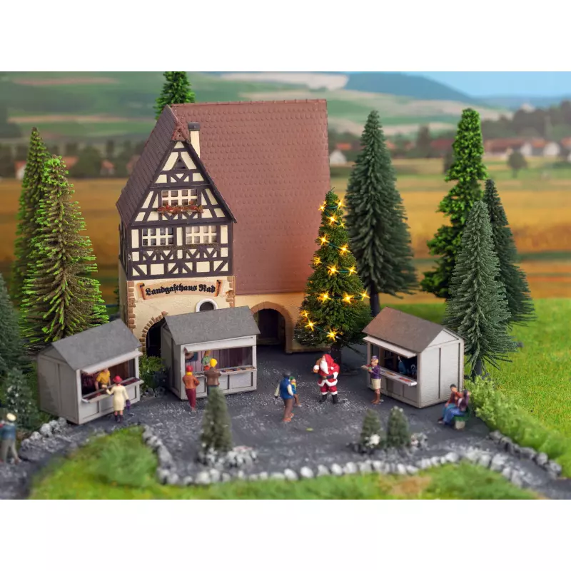 NOCH 43811 Grüne Weihnacht, Christbaum beleuchtet