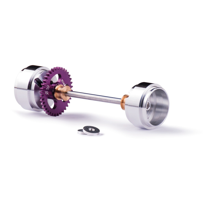                                     Slot.it KK04c Kit Sidewinder couronne Z36 Ø19 + Grandes jantes 17,3x9,75mm