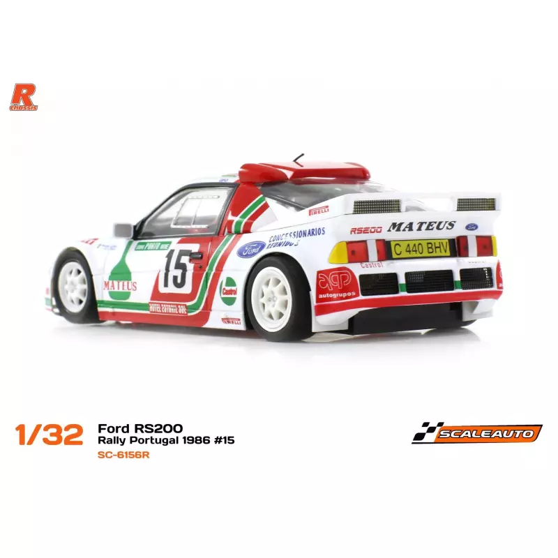 Scaleauto SC-6156R Ford RS200 Rally Portugal 1986 n.15