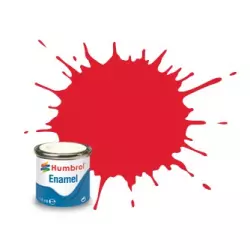 Humbrol AQ0215 No. 19 Bright Red Gloss - 50ml Enamel Paint