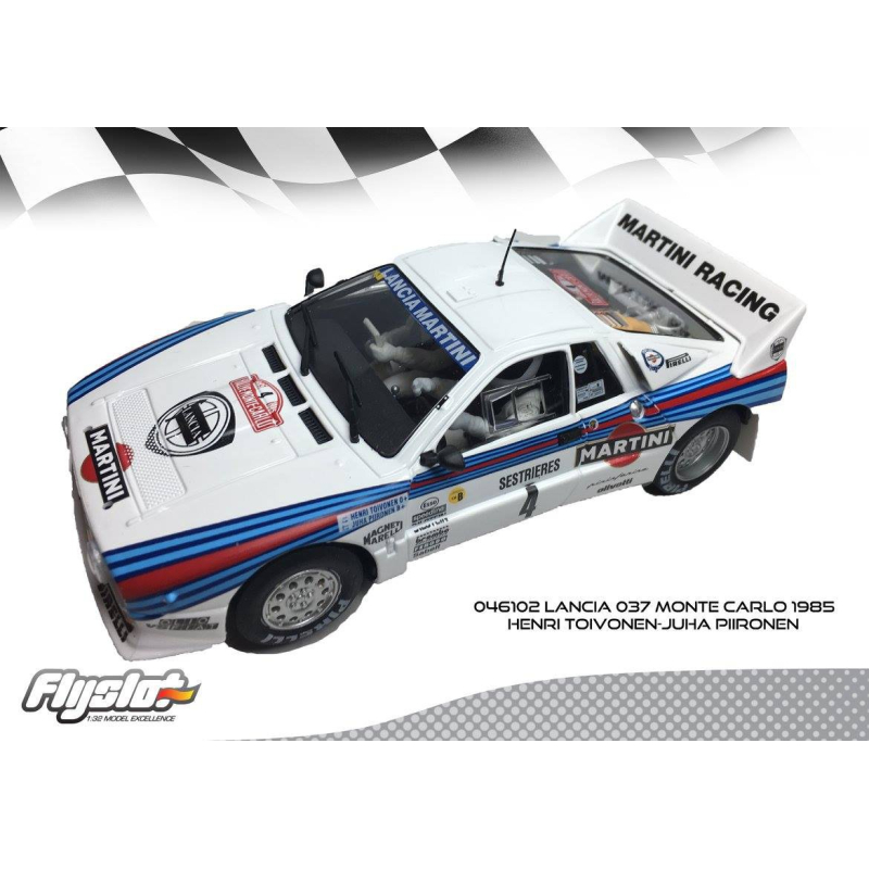                                     Flyslot 046102 Lancia 037 Monte Carlo 1985 Henri Toivonen - Juha Piironen