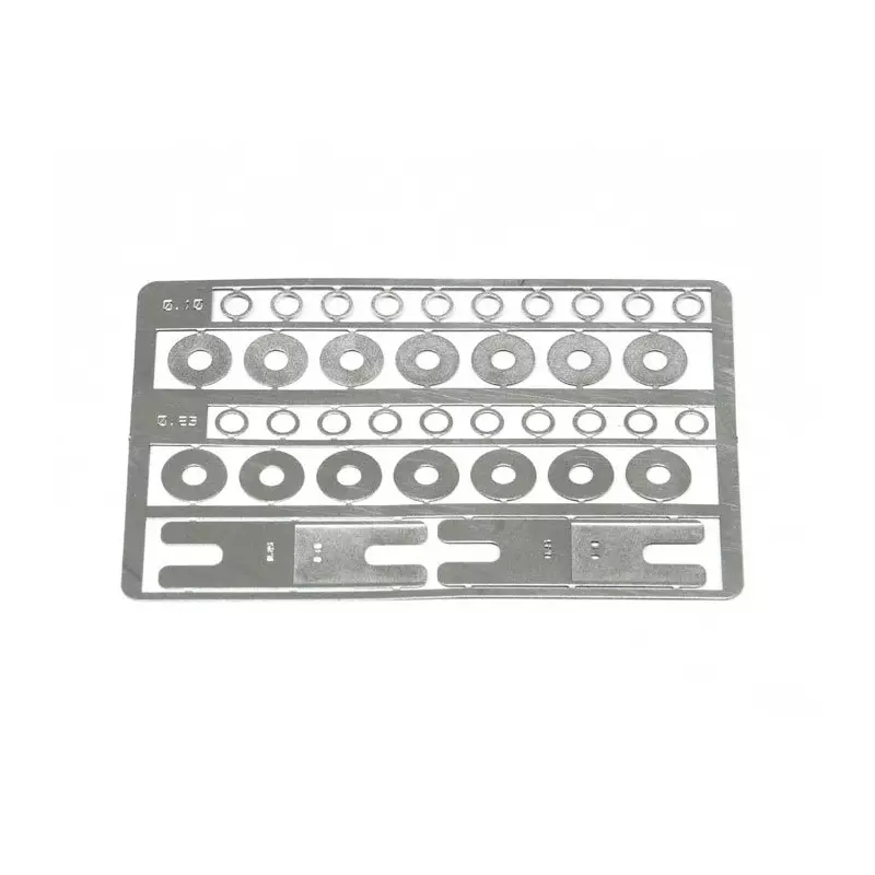 Slot.it PA47 Set d'Entretoise pour Moyeux et Douilles 0,1/0,25mm x10